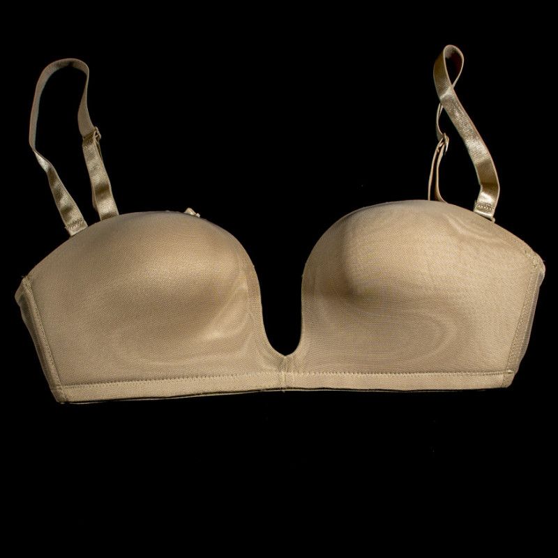 Beige U Plunge Bra