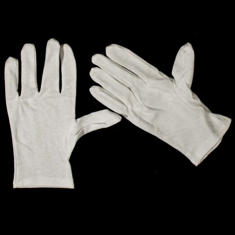 White Coton Gloves