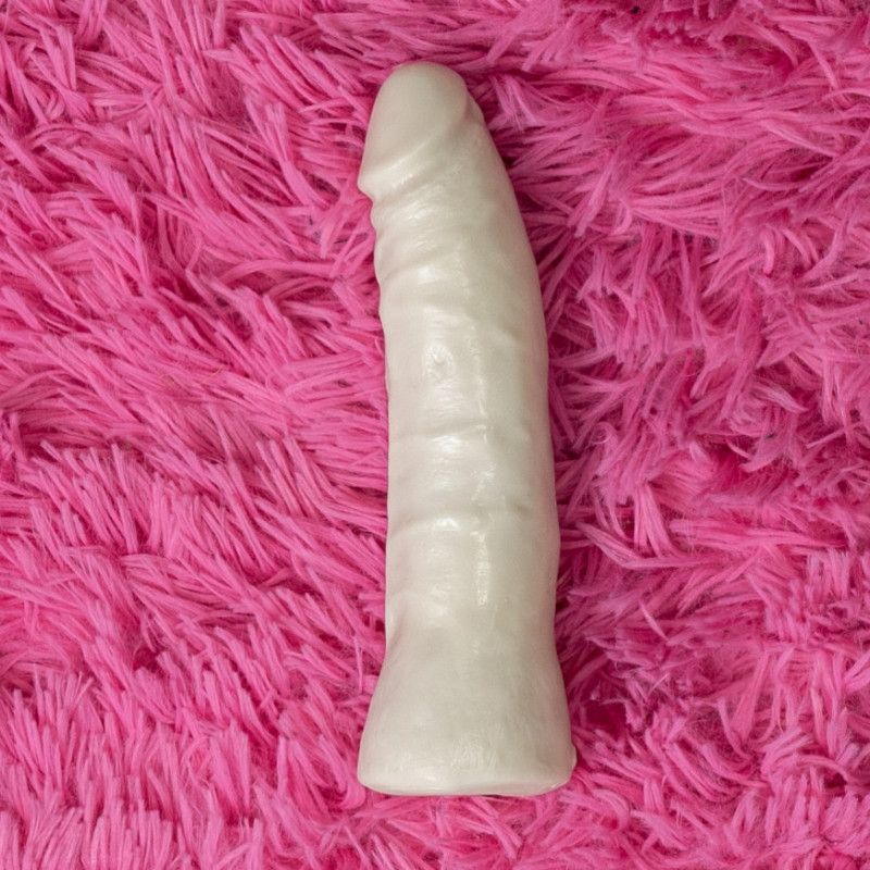 thin white dildo