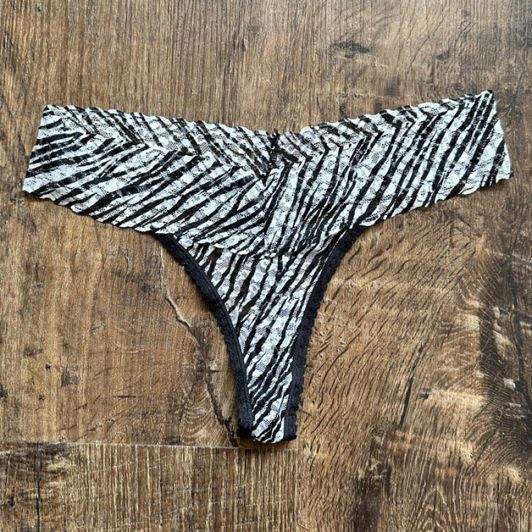 Used stripped thong