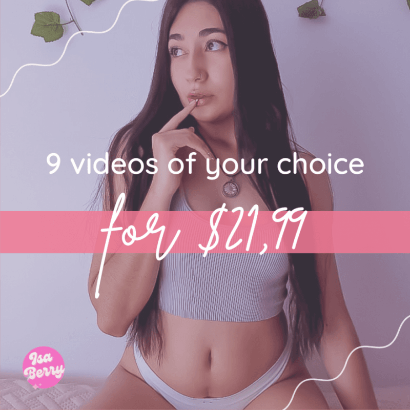 Choose 9 of my vids to have fun!