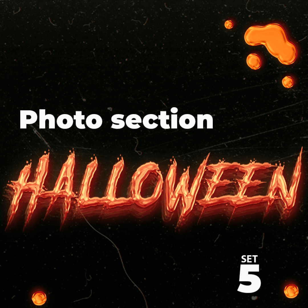 Halloween photo section