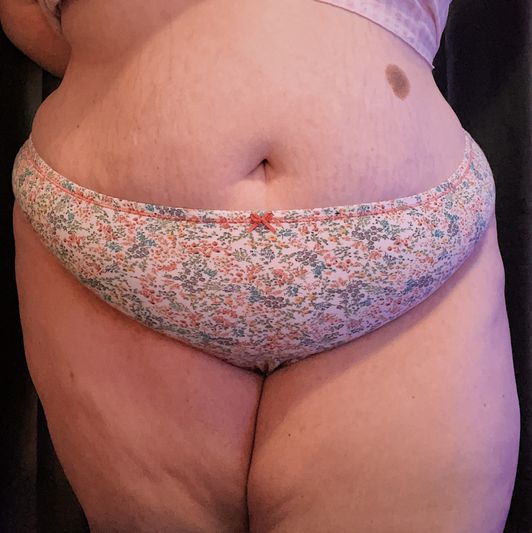 Used Floral Thong