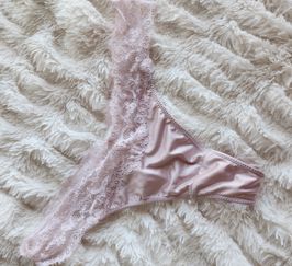 Light pink lace panties