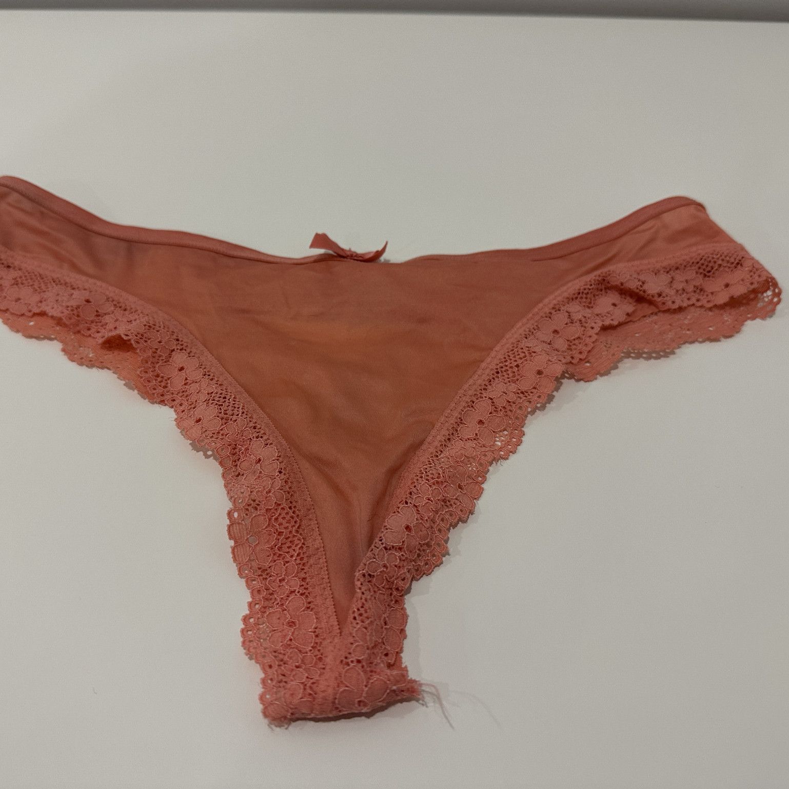 Lace Orange Panties