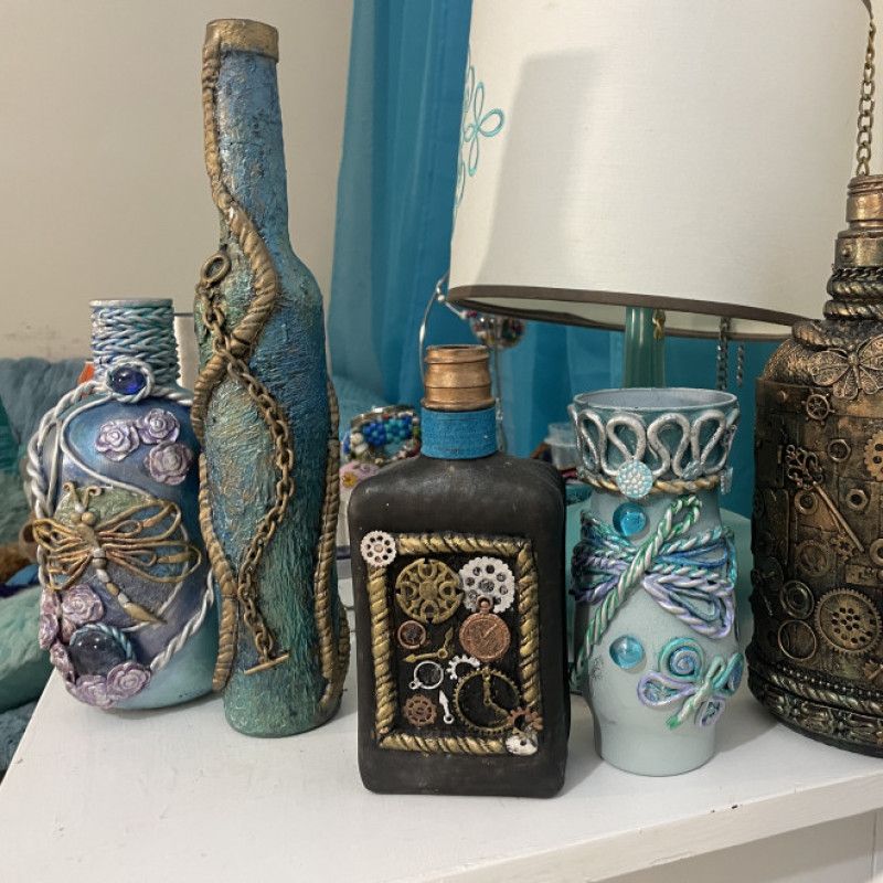 Decorative bottles made by me