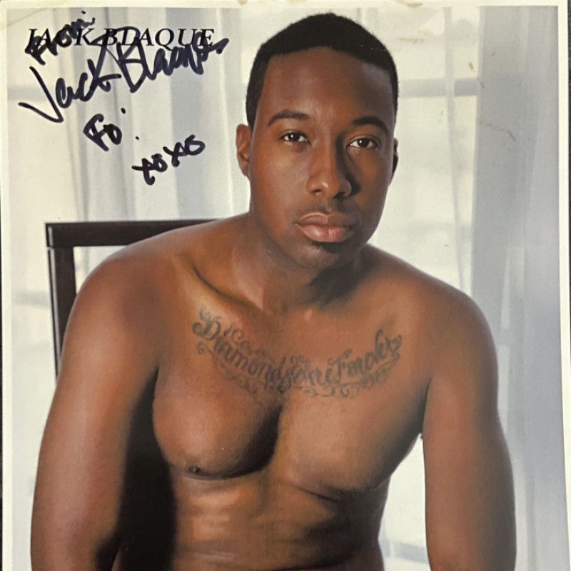 Classic Jack Blaque autographed 8x12