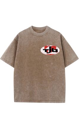 TJB worldwide front pocket logo industrial work shirt