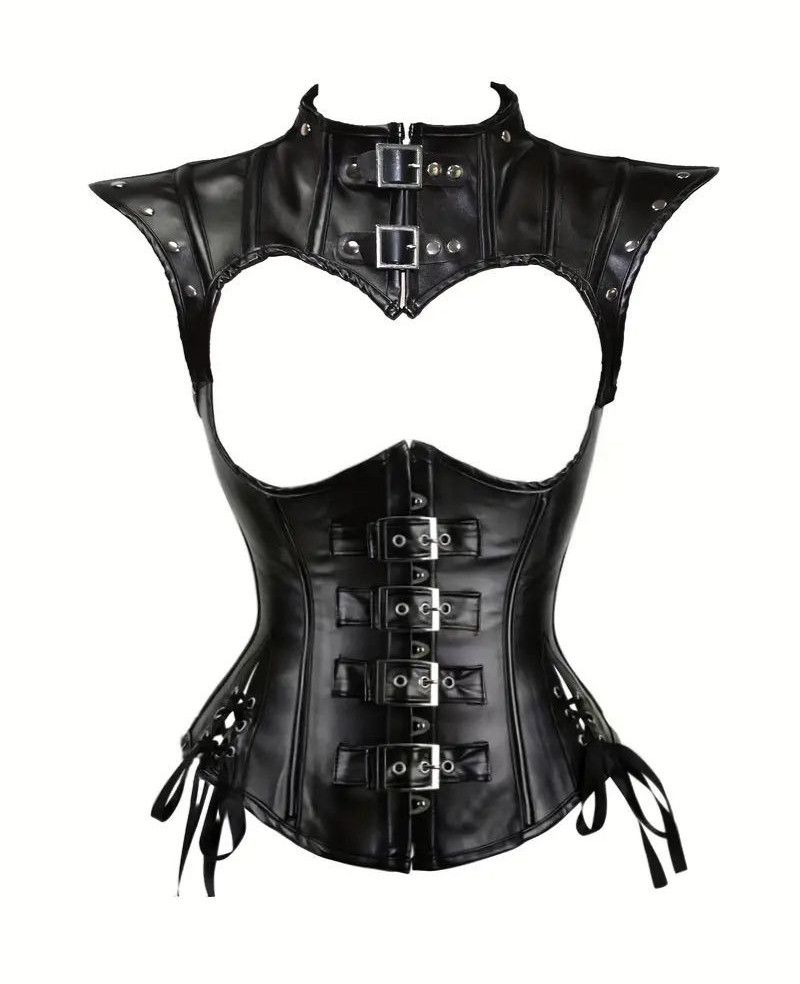 Womens Chic Steampunk Corset and Cape Outfit