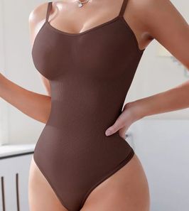 1pc Solid Body Shaper Bodysuit