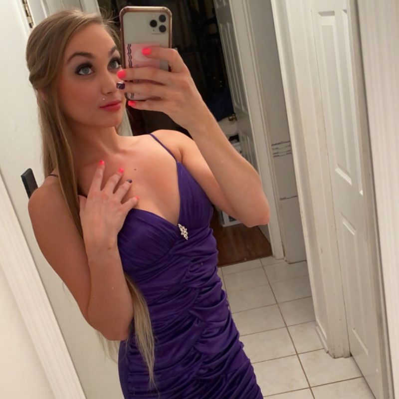 SEXY Purple Dress Nylons Heels PicSet