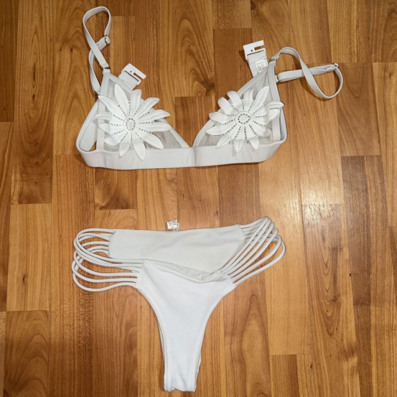 White Flower Bikini