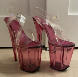 well worn stripper heels