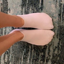 White ankle socks