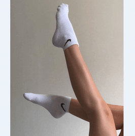 Worn White Socks