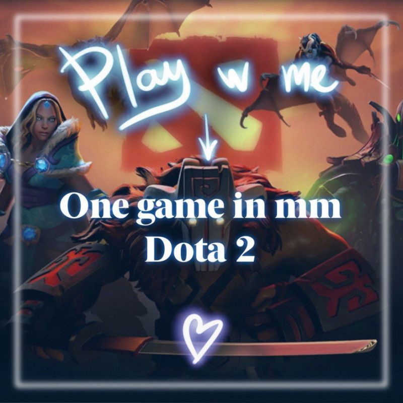 One game in MM Dota 2