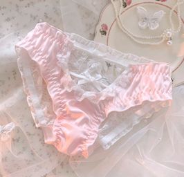 Floral Lace Sweet Pink Panty