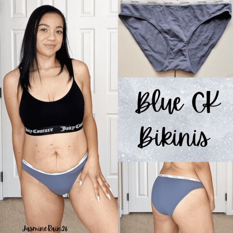 Blue Calvin Klein Cotton Bikini