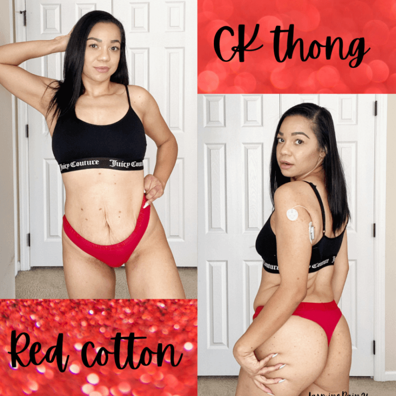 Calvin Klein Red Cotton Thong