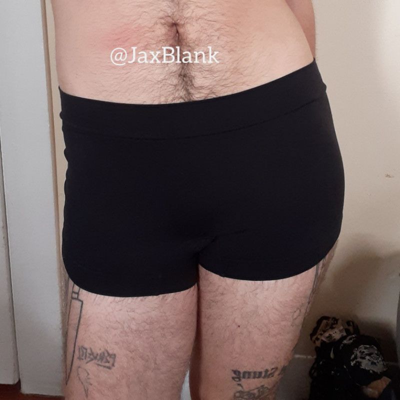 Black Boxers: Custom Worn Boxers