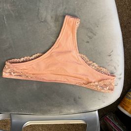 Pink Thong Worn two days