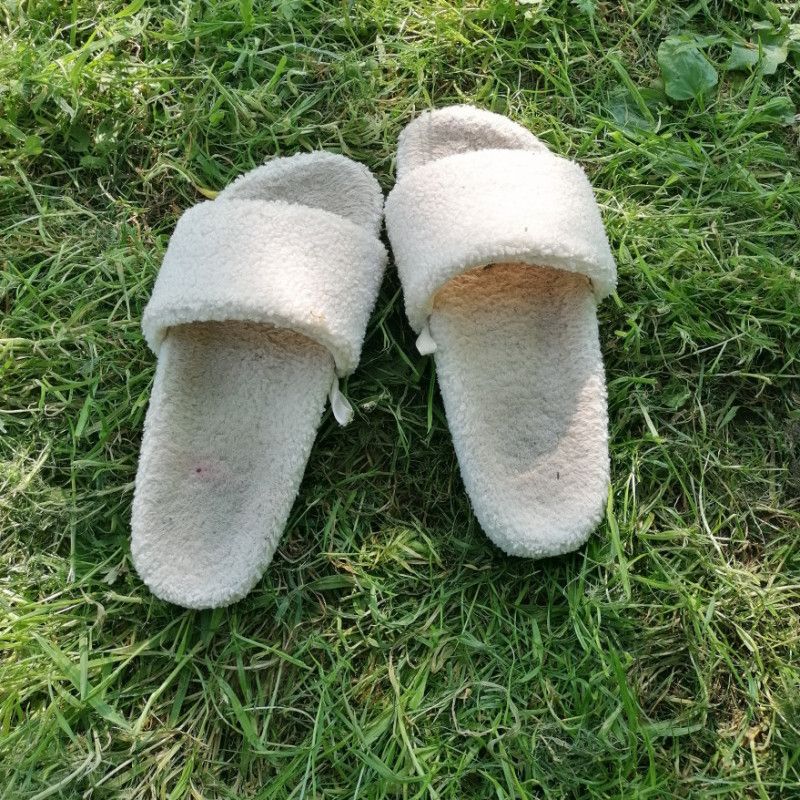 Old sweaty slippers