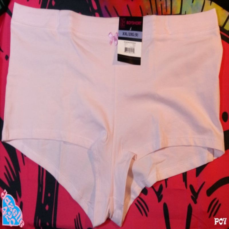 Pink with bow Boyshort