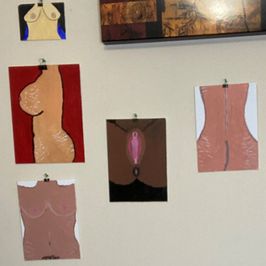 erotic artwork on canvas