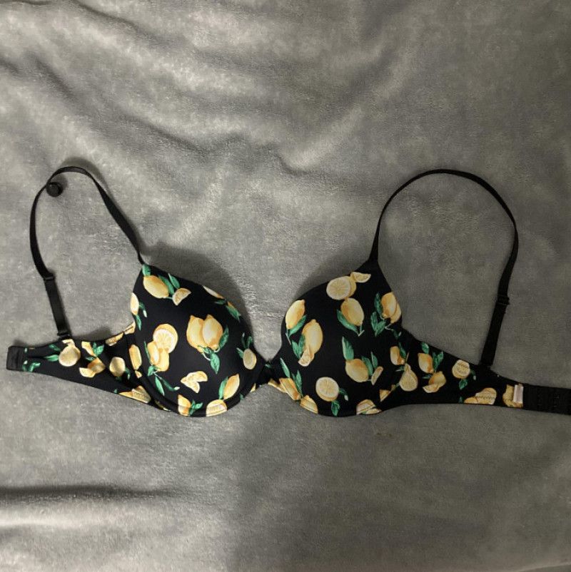 Lemon Black PINK Bra