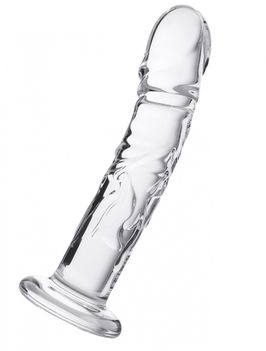 Transparent rubber dick