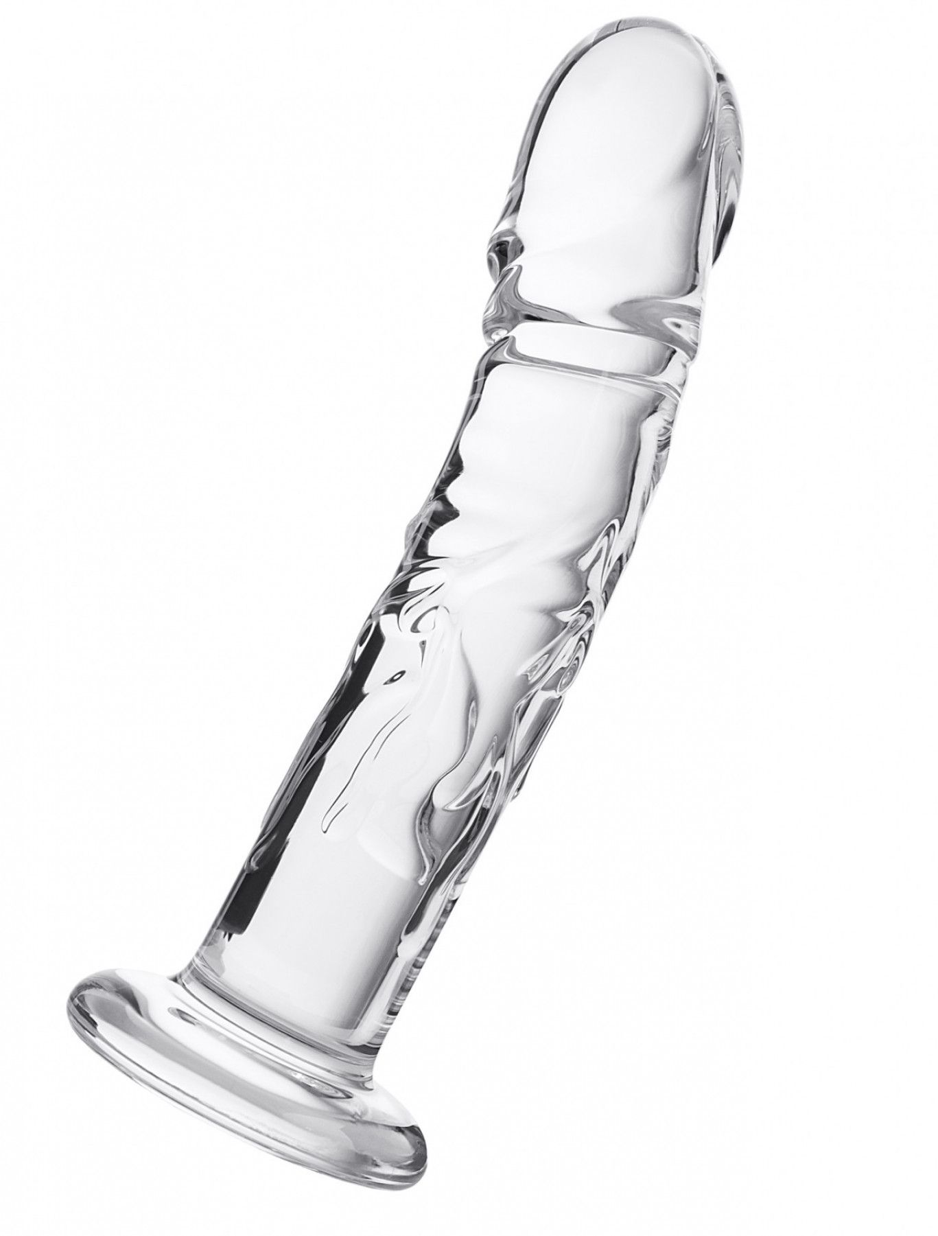 Transparent rubber dick