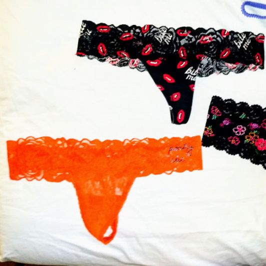 More panties! Order them the way you like
