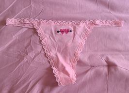 cute pink heart gstring