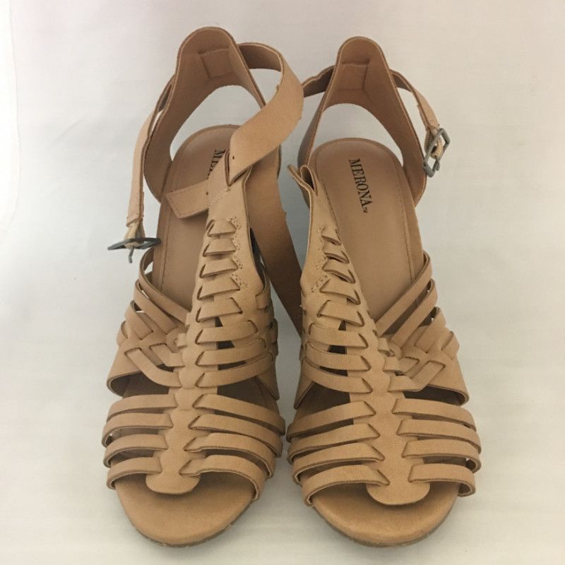 Beige Sandal Heels