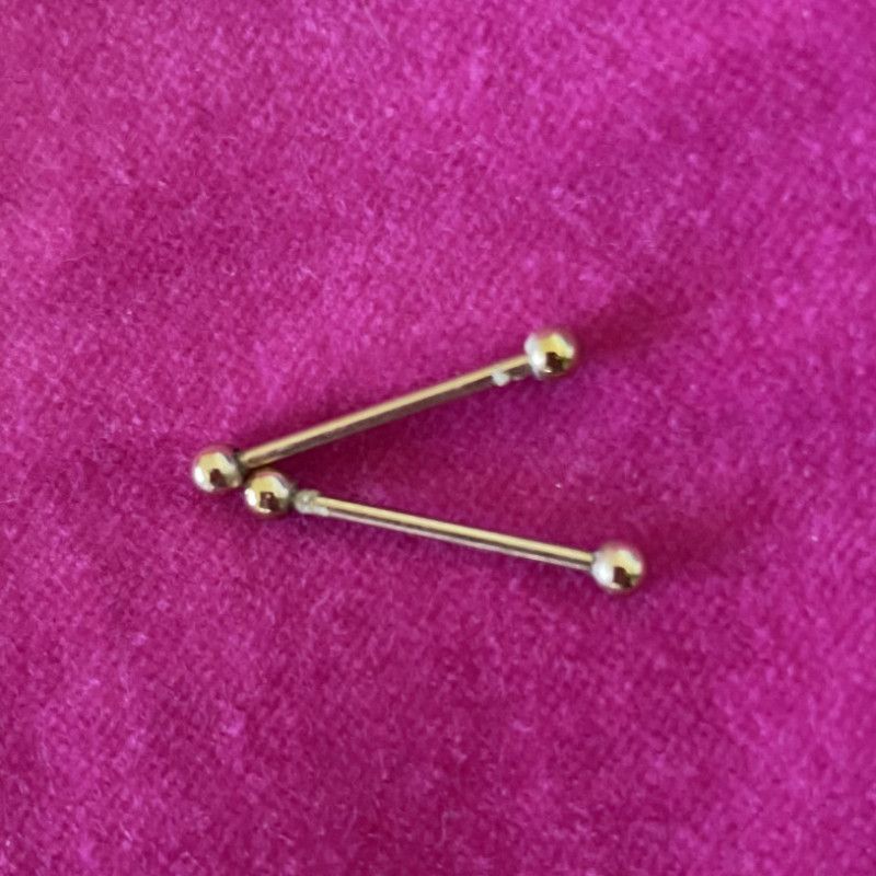 Worn Nipple Bars