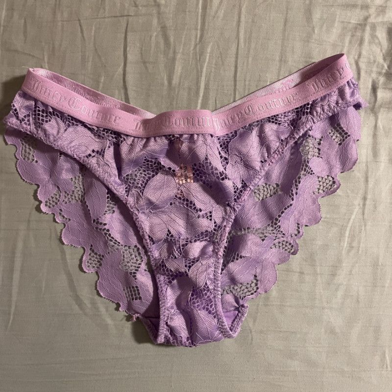 Juicy Couture lace purple panties