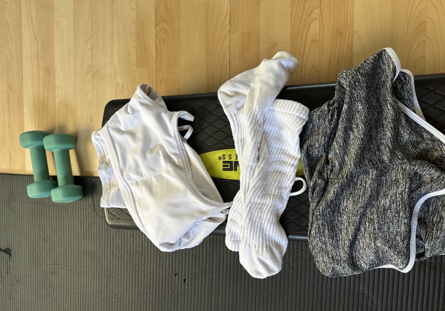 Sweaty Gym Fit with Scrunchy Socks