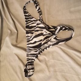 Mens zebra thong