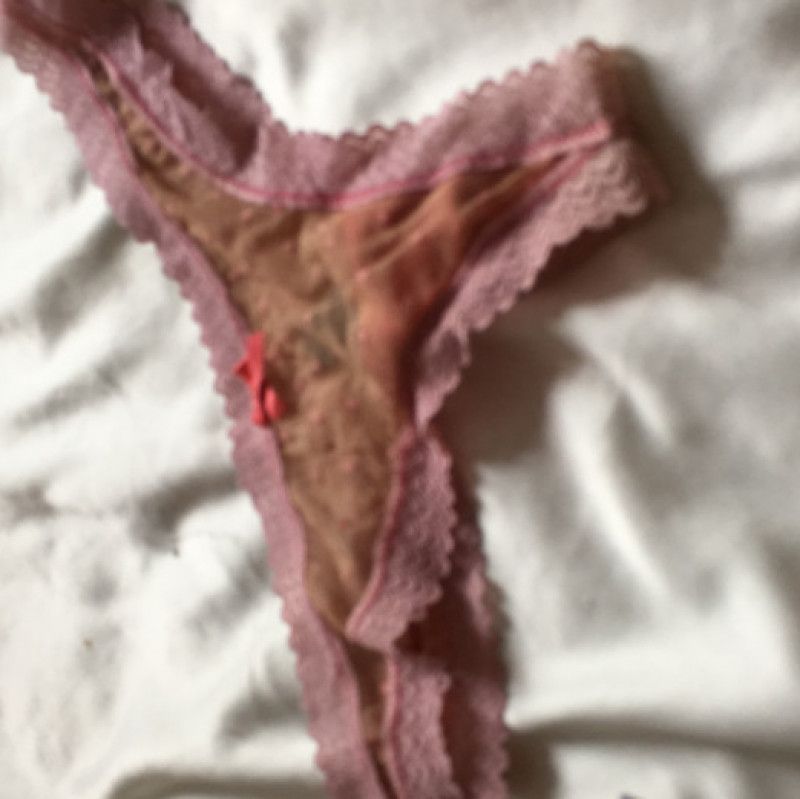 Used Pink Thong