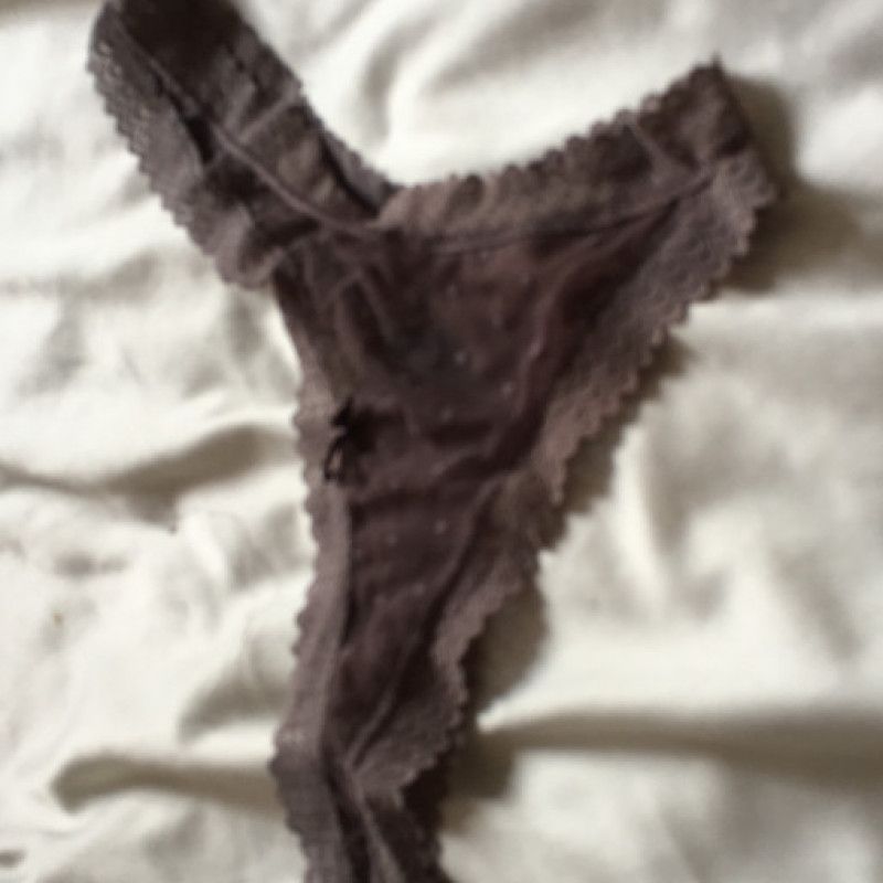 Used Brown Thong