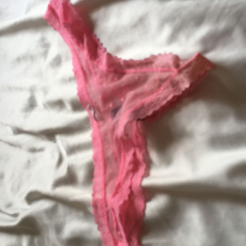 Used Pink Thong