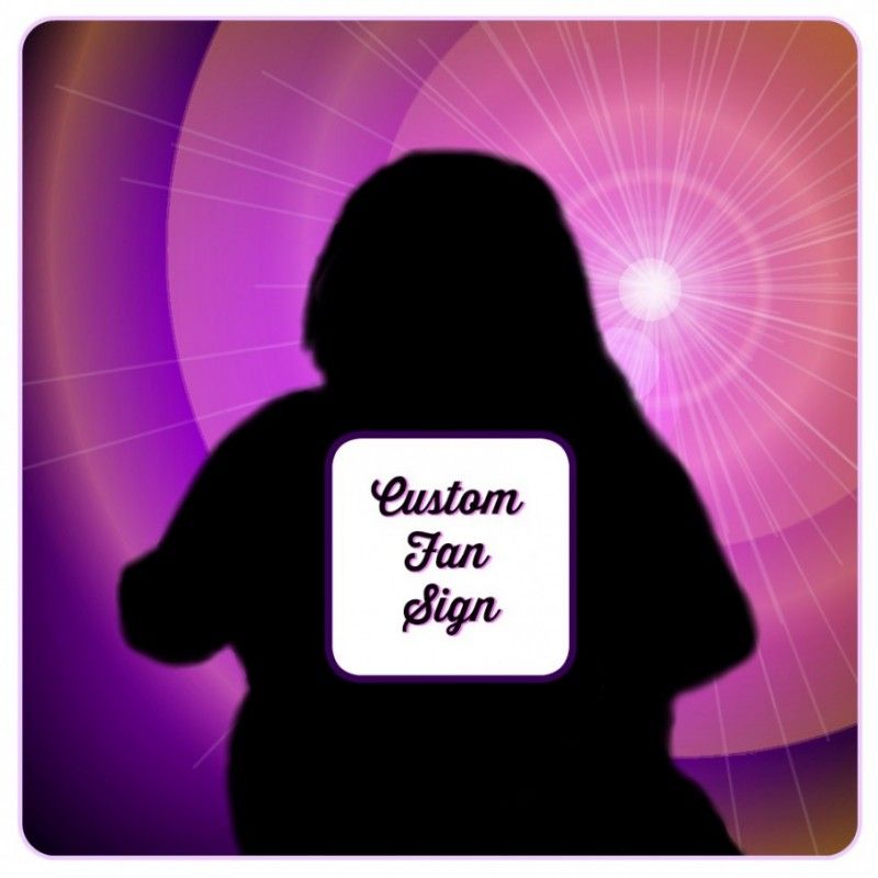 BBW Custom Fan Sign