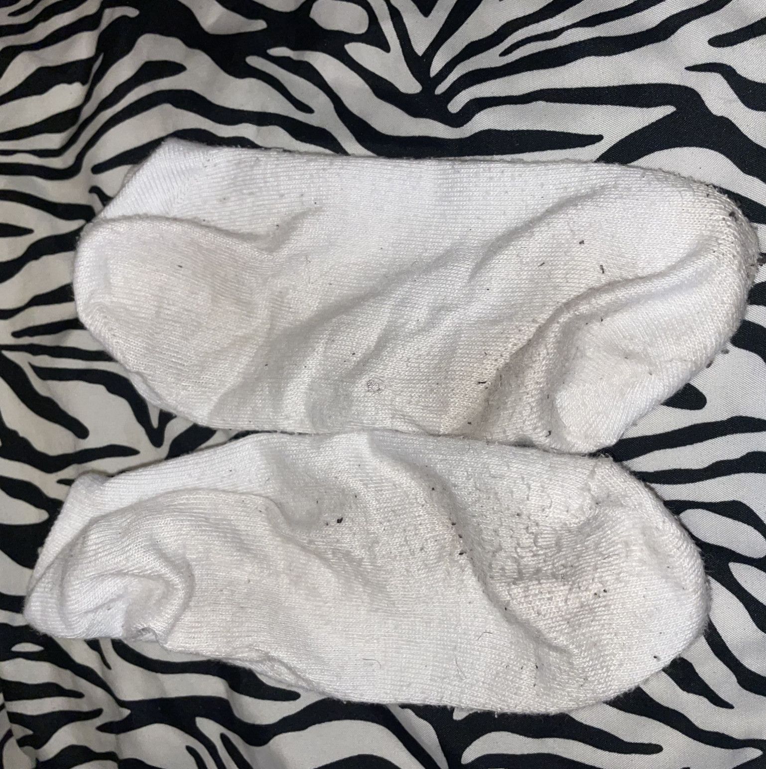 Worn White Socks