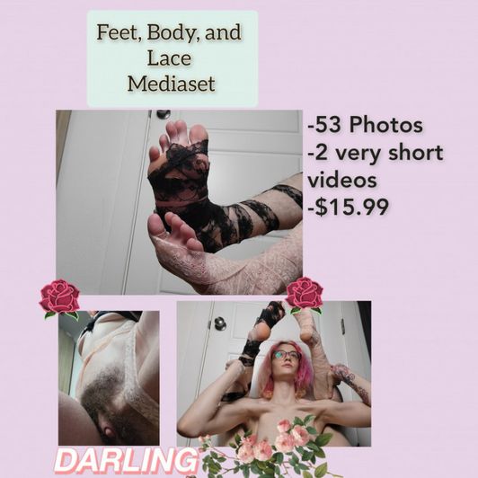Feet Body and Lace Mediaset