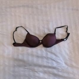 Purple and Black Bra