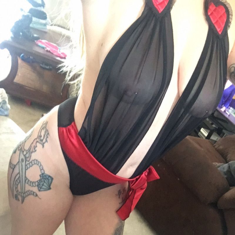 Sexy lingerie worn by Juicy