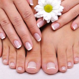 Pedicure  and manicure