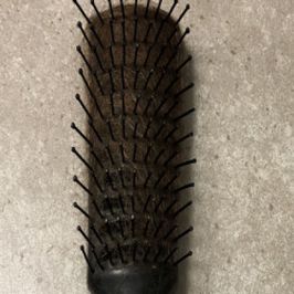 After Shower Brush Full of Hair