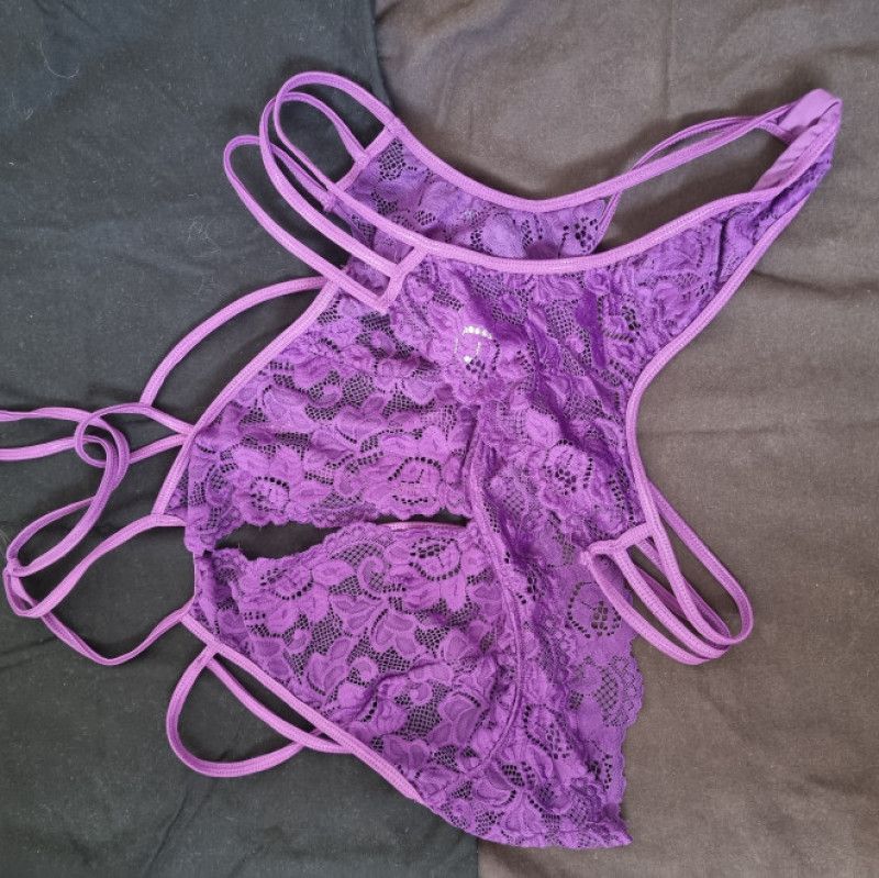 Purple lingerie set