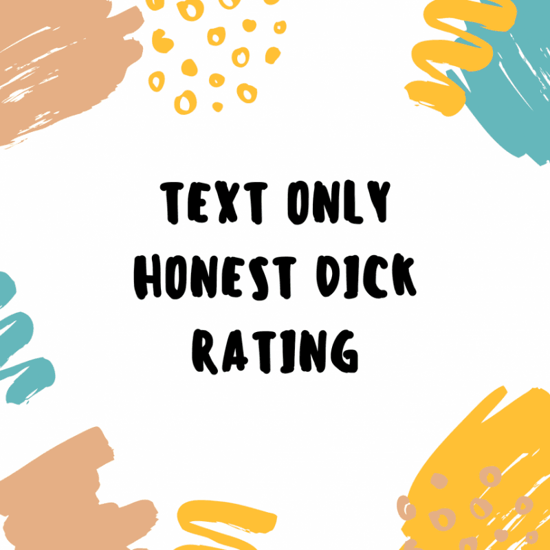 Text Only Dick Rating